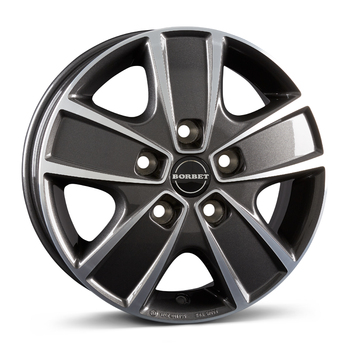 Borbet - CWG 60668 mistral anthracite polished